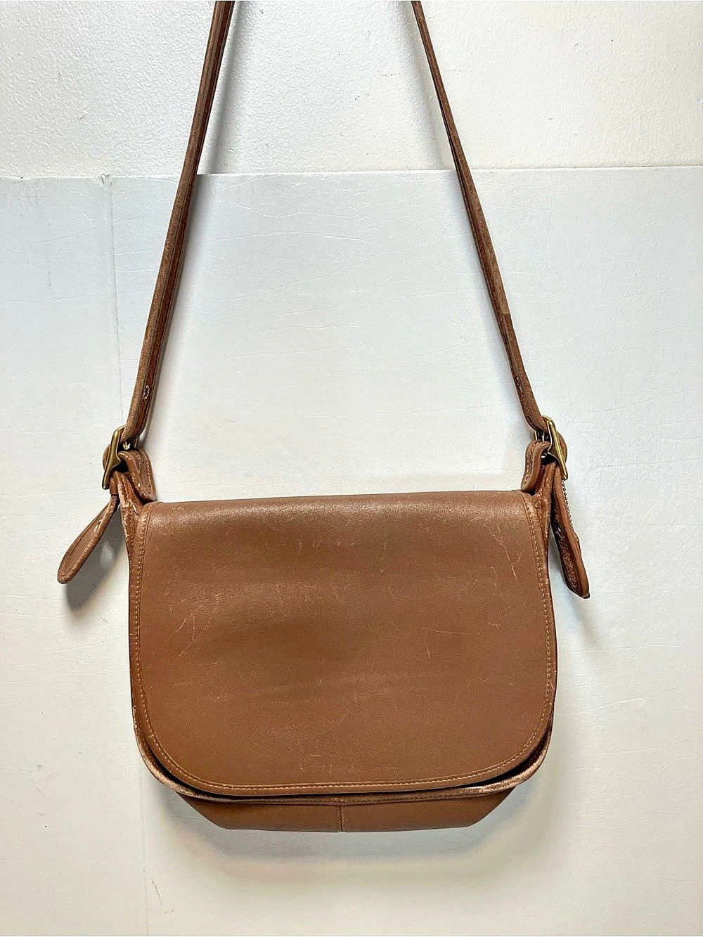 Coach Patricia's Legacy Brown Leather Crossbody Bag